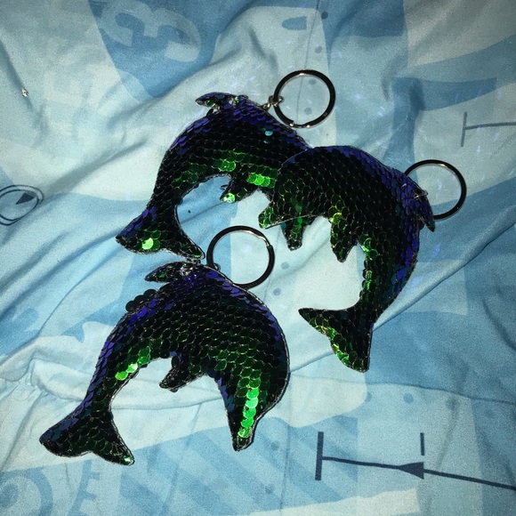 Accessories - 3/$20 Sequined Dolphin Keychain Bundle Accessories - 3/$20 Sequined Dolphin Keychain Bundle